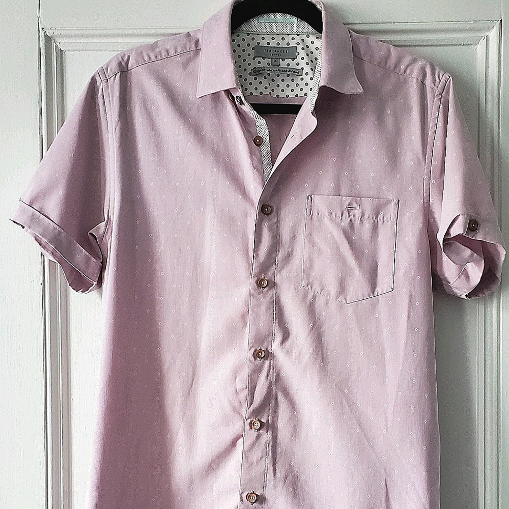 Ted Baker Purple Button Up